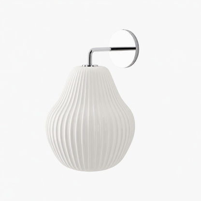 Rivrona Wandleuchte aus geripptem Glas – elegante, moderne Beleuchtung für Flur und Schlafzimmer