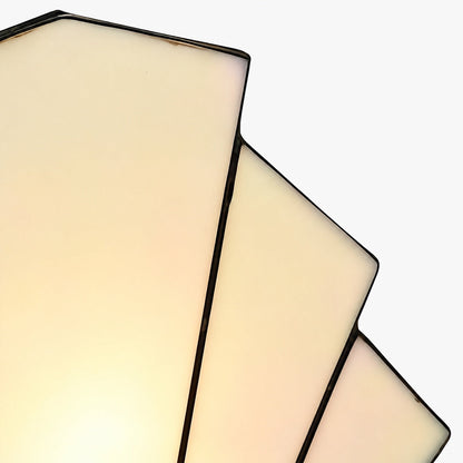 Kelsar Classic Stained Glass Table Lamp – Hand Cut Stained Glass Art Deco Table Lamp for Living Room or Bedroom