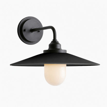 Cordax Wandleuchte im Utility-Stil – Metall und Glas für die Innen- und Außendekoration
