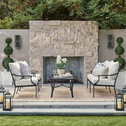 Ferrix Industrial Wall Lamp – Iron & Glass for Garden & Patio