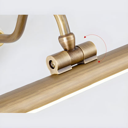 Wandleuchte aus Metall in Bronze-Finish