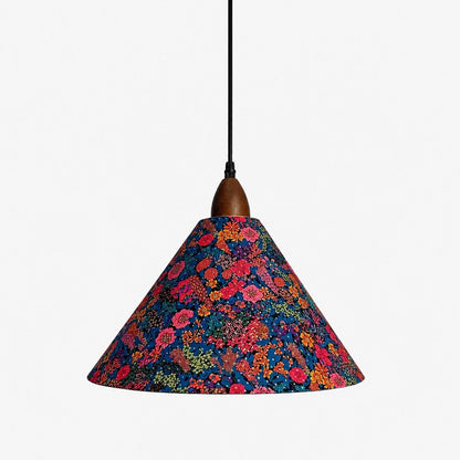 Liberty-Style Floral Fabric Pendant Light