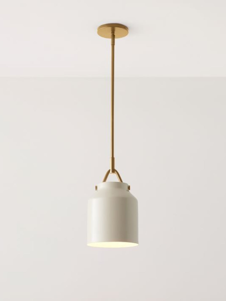 Skandinavisch Metallstange Glockenform Pendelleuchte