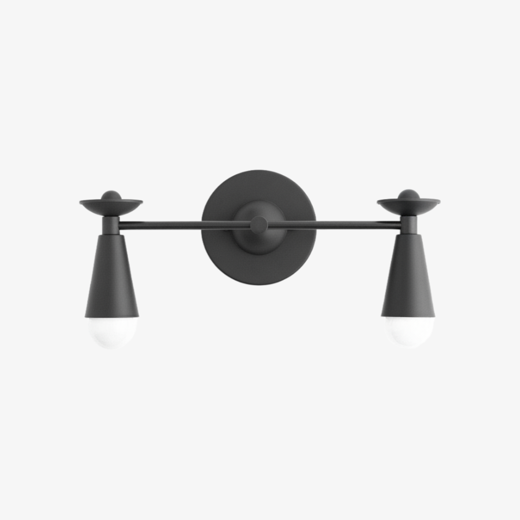 Pyralis Cone Modern Art Deco Lighting - Vintage Style Vanity Sconce Light