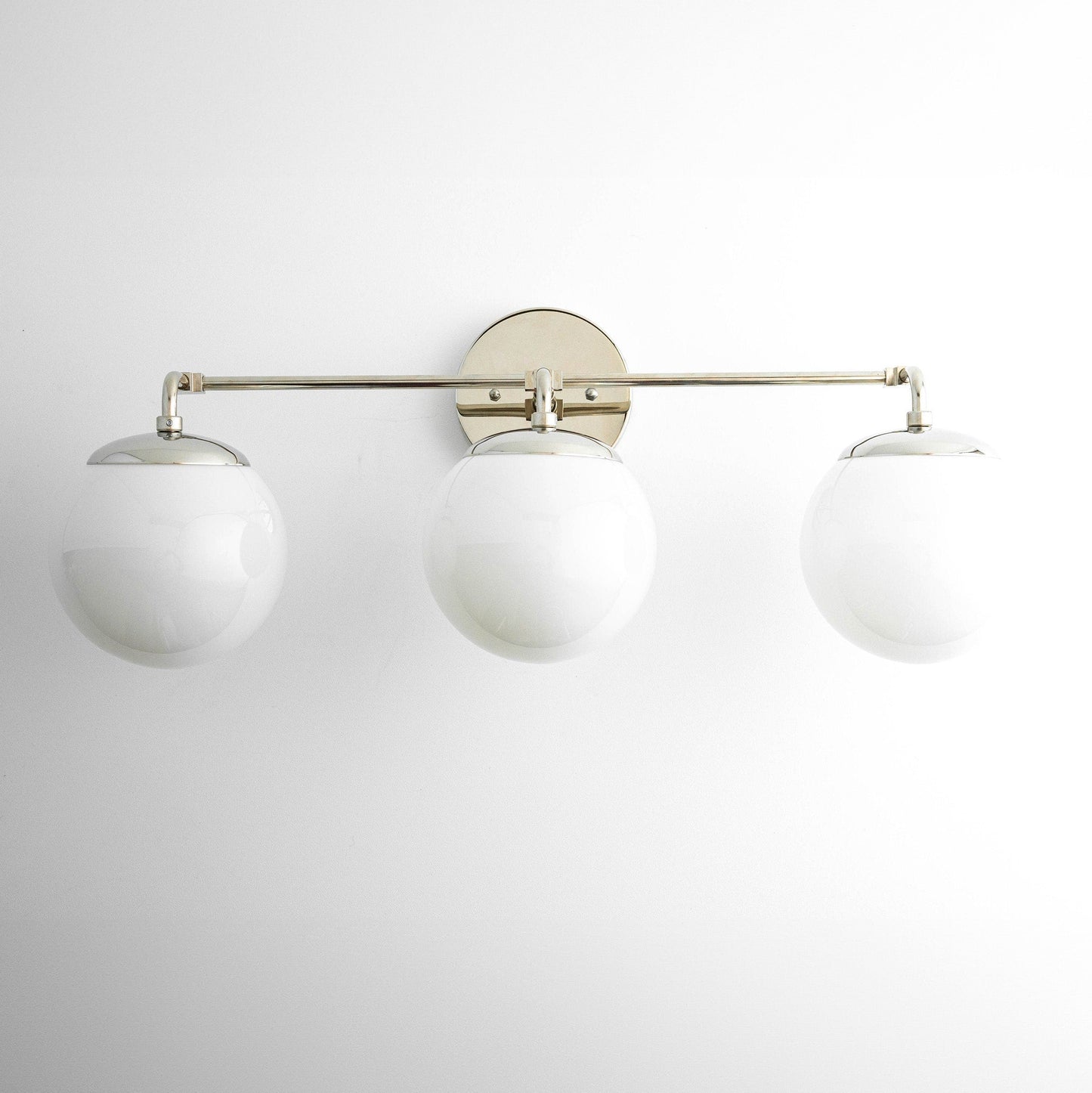 Glorica Glass Wall Sconce - Modern Vintage Vanity Light Fixture