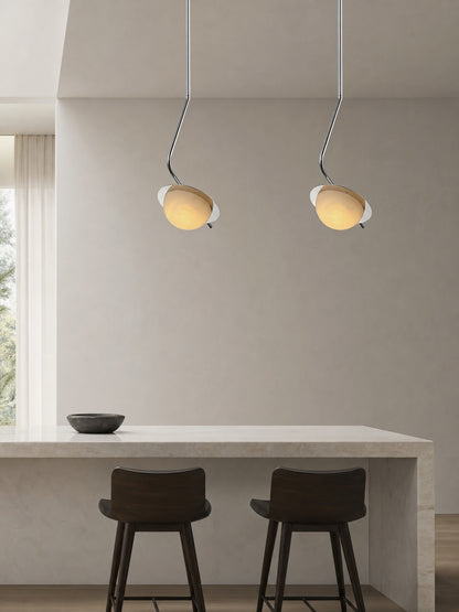 Chic Luminance Alabaster Pendant Light
