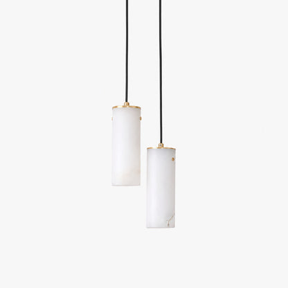 Nula Vertical Alabaster Pendant Light