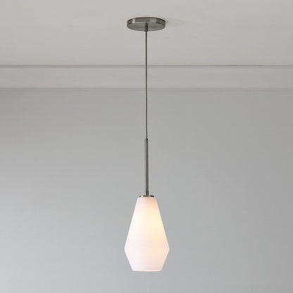 Merin Transparent Glass Sculpture Geometric Chandelier