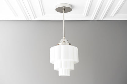 Geotower Glass Pendant Light - Elegant Home Lighting