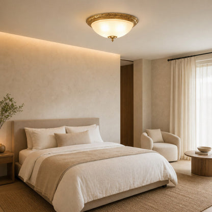 Deltana Flush Ceiling Lamp