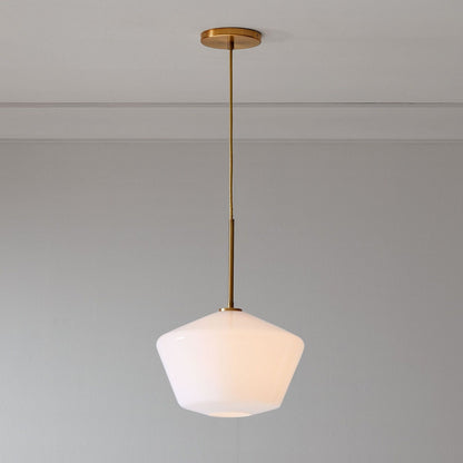 Merin Transparent Glass Sculpture Geometric Chandelier