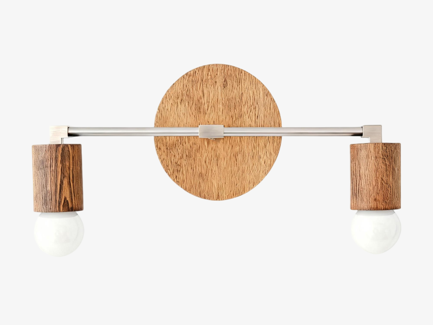 Mobilux Line Holz- und Schminktischleuchte – Böhmische Badezimmerbeleuchtung