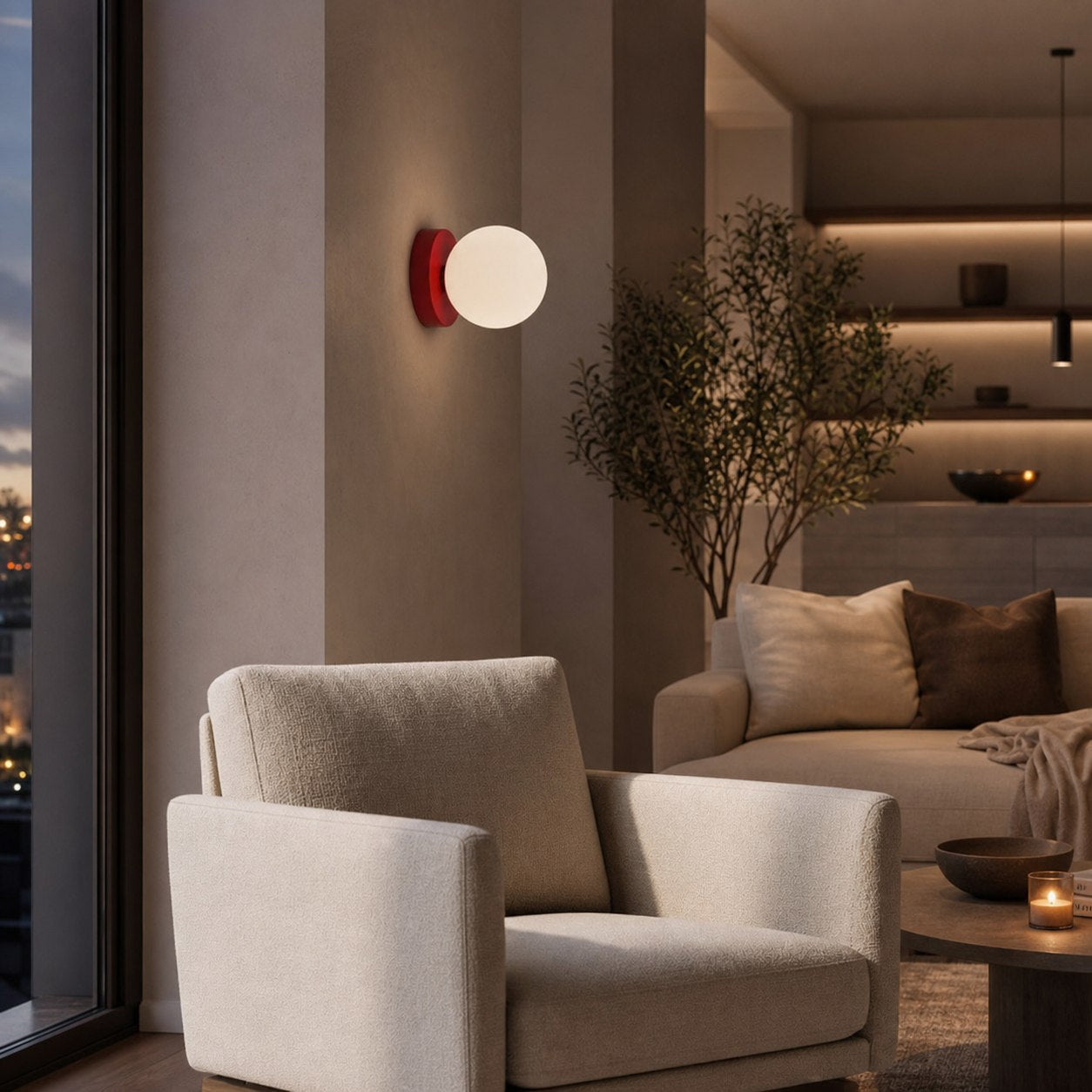 Nuevola Soft Sculptural Wall Light – Minimal Decorative Wall Lamp for Modern Indoor Spaces