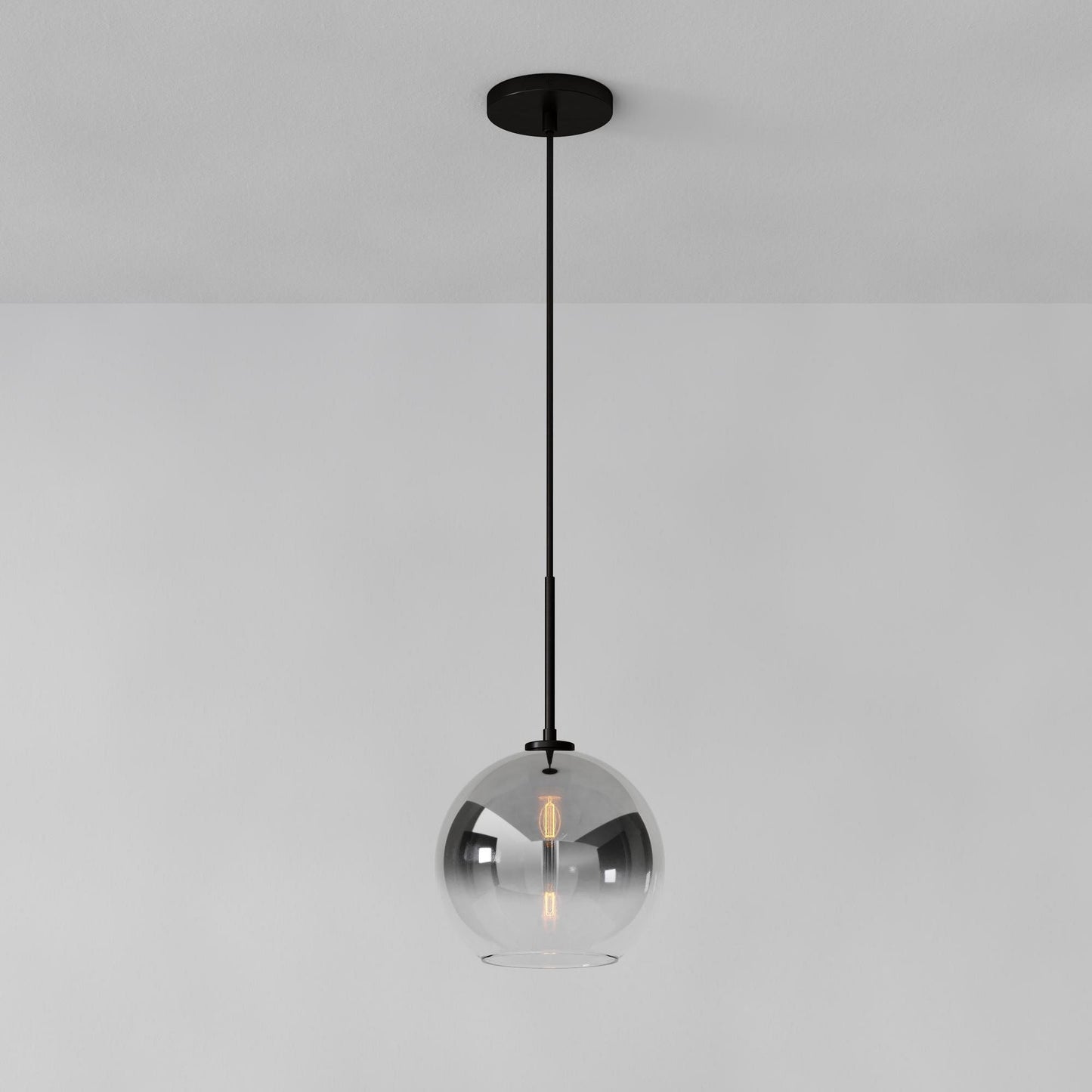 Selvion Sculptural Globe Pendant Light - Modern Glass Pendant Lamp - Sleek Design