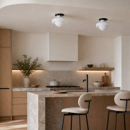 Hanton Moderne Deckenleuchte zur bündigen Montage – Minimalistische Metallleuchte für Zuhause