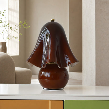 Bellina Decorative Table Lamp - Sculptural Bell Flower Shape