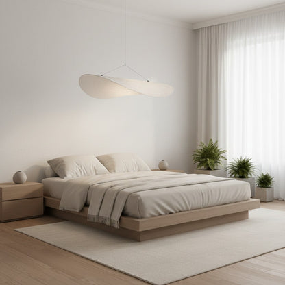 Tivelo Nordic Minimalist Floating Pendant Light – Modern Hanging Lamp for Living and Dining Spaces