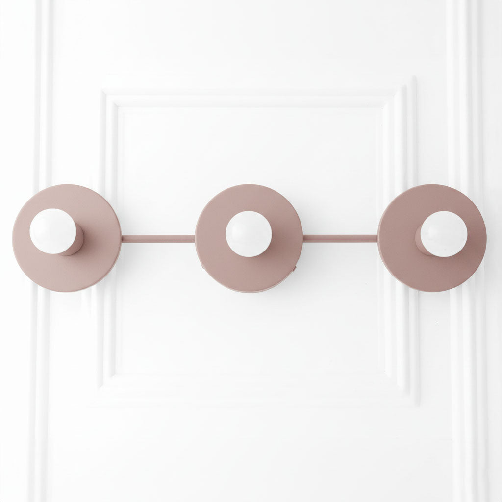 Radiro Globe Modern Spherical Glass Vanity Light – Minimalist 3-Light Fixture for Bathrooms