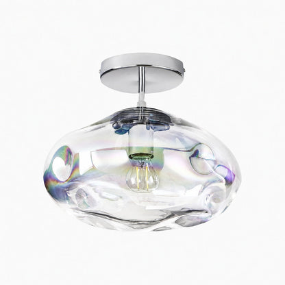 Glissora Deckenleuchte aus reflektierendem Glas – Skulpturales Design, vielseitige Ausführung für Flur und Esszimmer