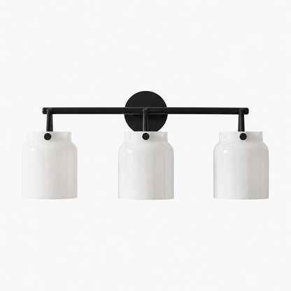 Moderne 3-flammige Wandleuchte Hanton – Badezimmerleuchte aus Metall