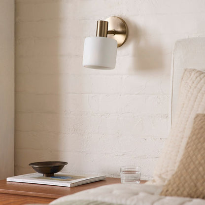Cerova Modern Ivory Porcelain Sconce – Soft Organic Wall Light