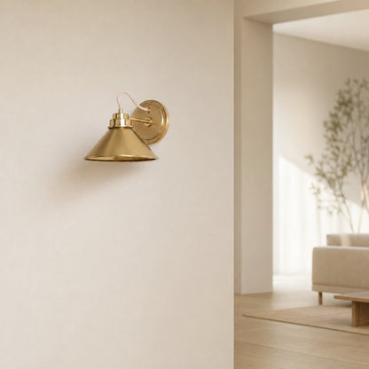 Aurenza Sconce – Farmhouse Wall Light with Metal Accents for Cozy Spaces