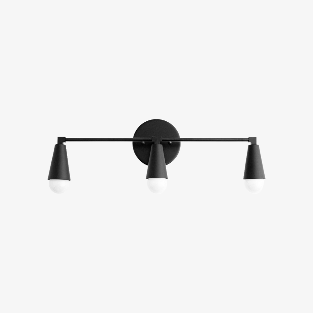 Pyralis Cone 3 Light Vanity Light - Modern Sconce