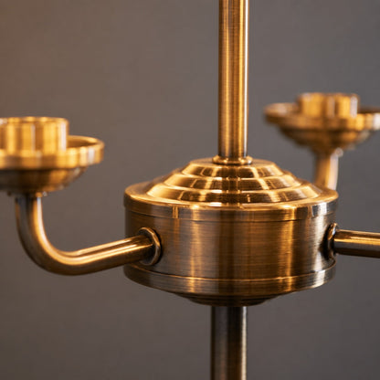 Tela Tischleuchte mit 1 oder 3 Leuchten – Modernes Leinen- und Metalldesign für Nachttisch oder Wohnzimmer