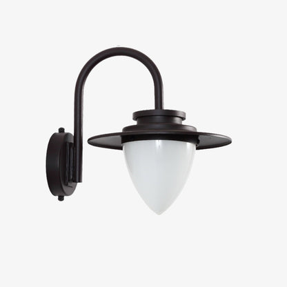 American Outdoor Wall Lantern Metal and Glass Waterproof Wall Sconce