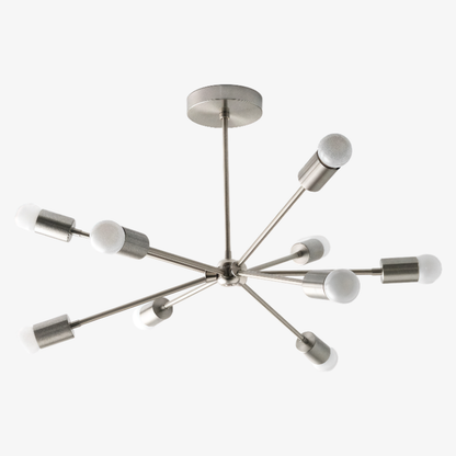 Mobilux Line Modern Chandelier - Mid Century Ceiling Light Fixture