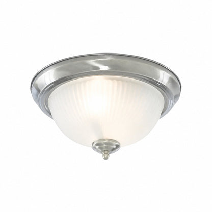 TF Vintora Moderne Deckenleuchte – Geripptes Glas und Metallrahmen für Küchen oder Flure