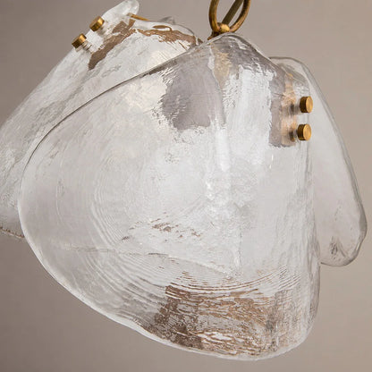 Glass shade close-up