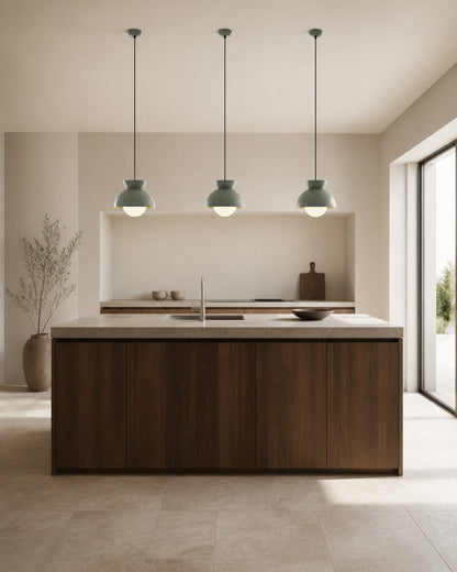 Aurelia Modern Dome Pendant Light – Sculptural Nordic Design