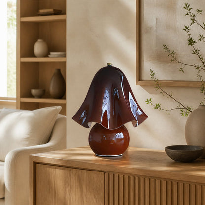 Bellina Decorative Table Lamp - Sculptural Bell Flower Shape