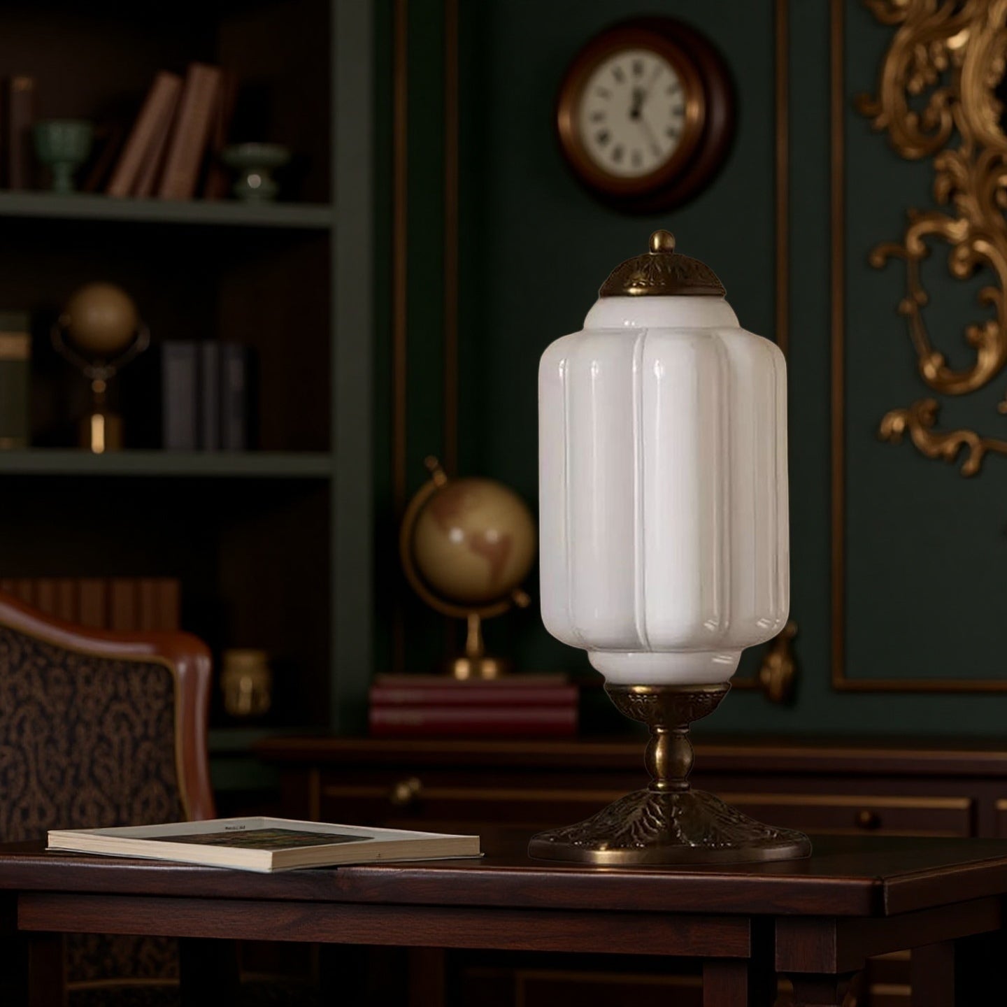 Eloise Tischlampe - Vintage Design Glas Tischlampe