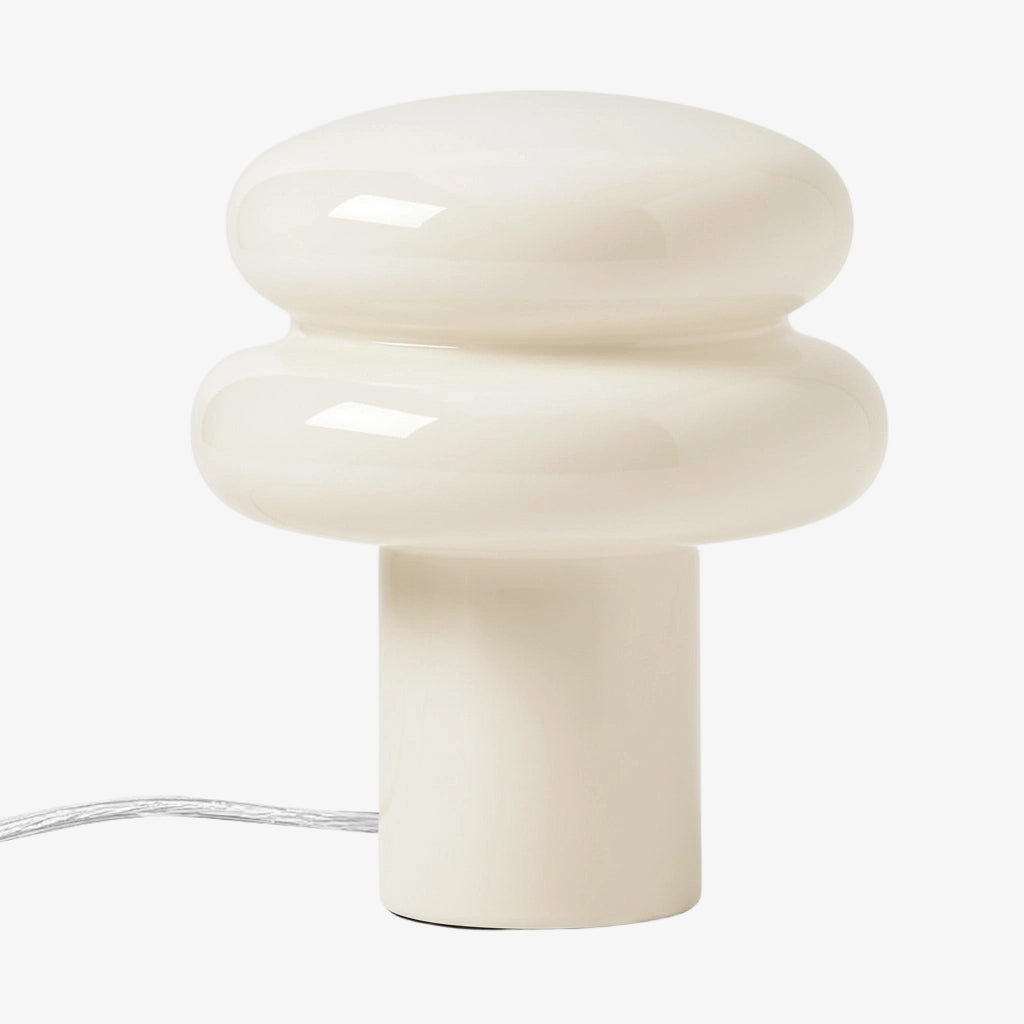 Orra Soft Glow Opal Glass Table Lamp – Contemporary Mushroom Design for Cozy Spaces