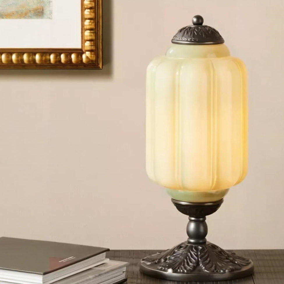 Eloise Tischlampe - Vintage Design Glas Tischlampe