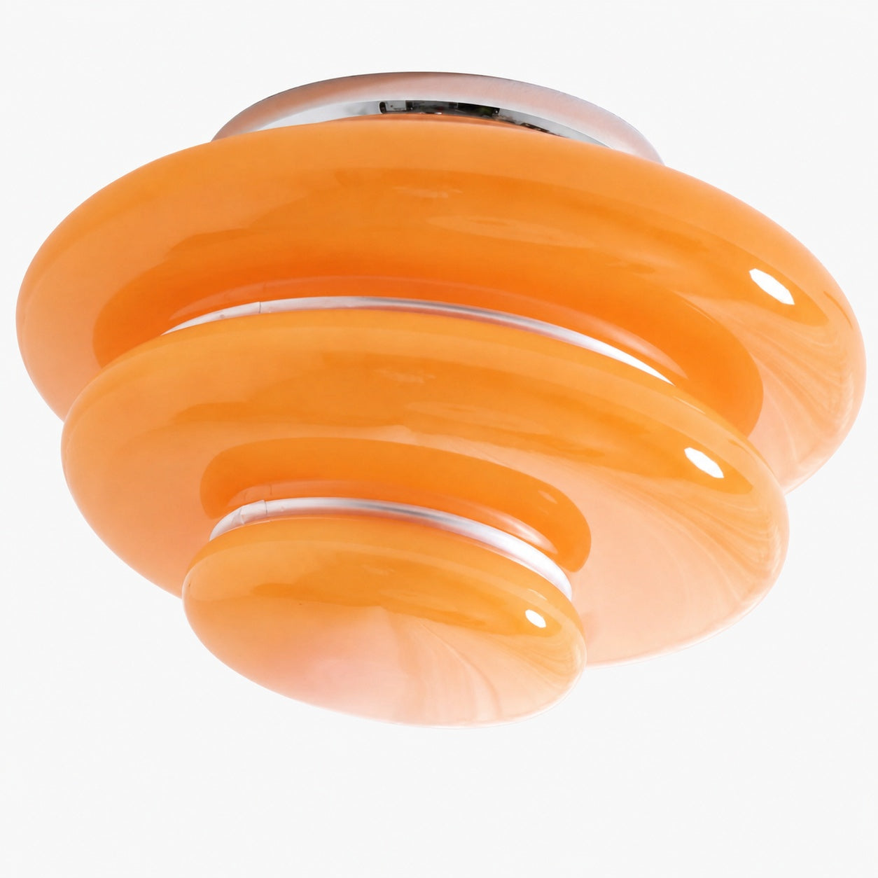 Cirren Layered Ceiling Light – Artistic Circular Silhouette Ceiling Fixture for Dining Area
