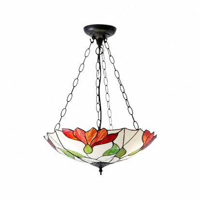 TF Botanica Florale Glas-Decken- und Pendelleuchten – Leuchten im Kunstglas-Stil für Räume