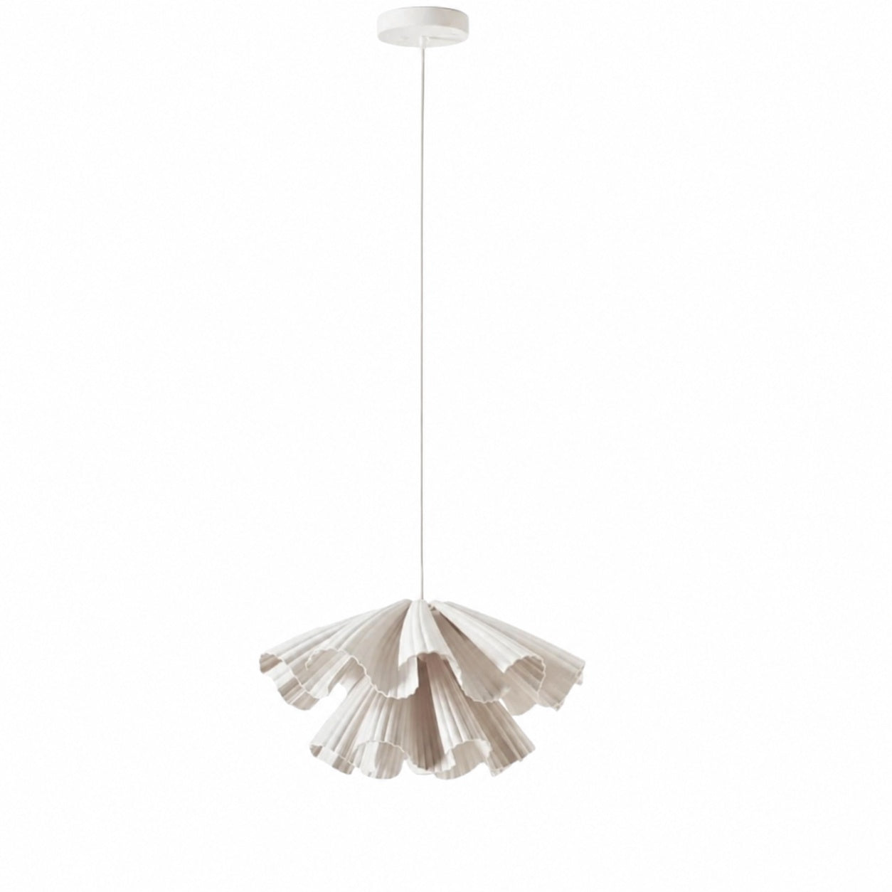 Elora Plastic Pendant Lamp – Lightweight Modern Design for Bedrooms or Living Rooms