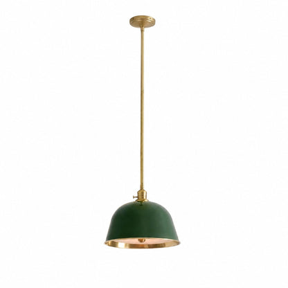 Lirra Metal Dome Pendant Light – Industrial Silhouette Lamp for Kitchens