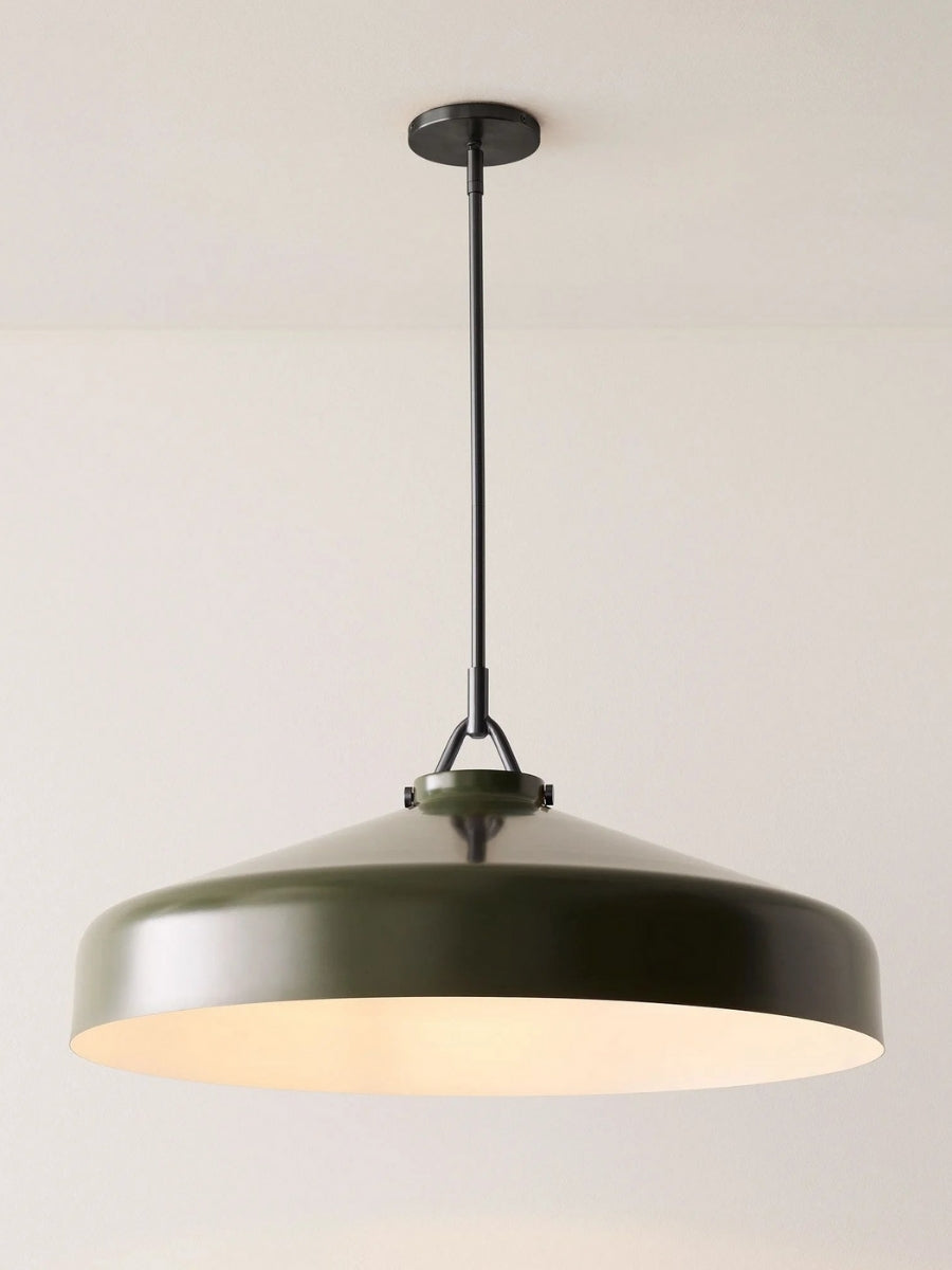 Skandinavisch Metallstange Glockenform Pendelleuchte