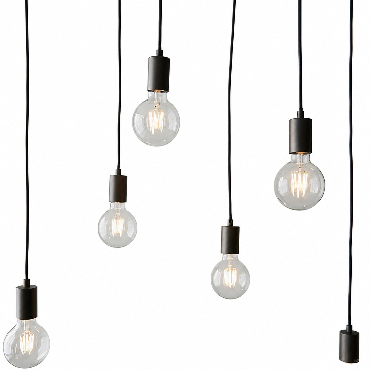 Vornix 6-Light Linear Pendant - Timber Beam Modern Industrial Fixture for Kitchen Island Dining Room