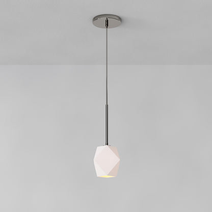 Talvior Faceted Pendant Light – Adjustable Glass Light Fixture