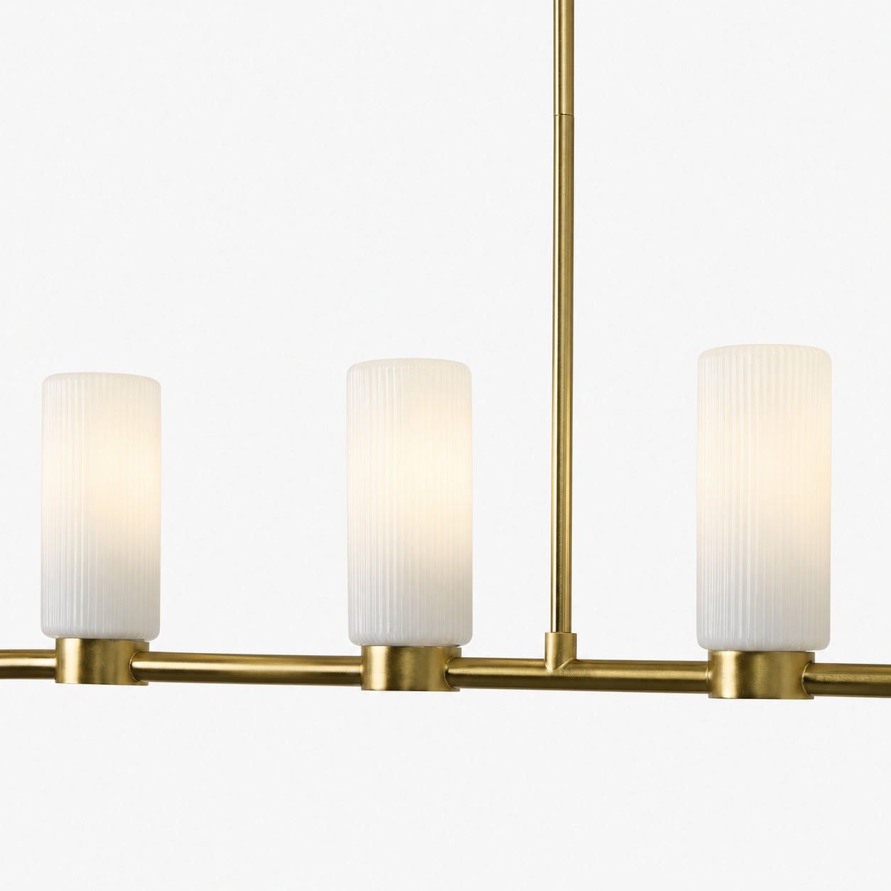 Rivora Kronleuchter aus geriffeltem Glas – Elegantes, geripptes, langlebiges Design
