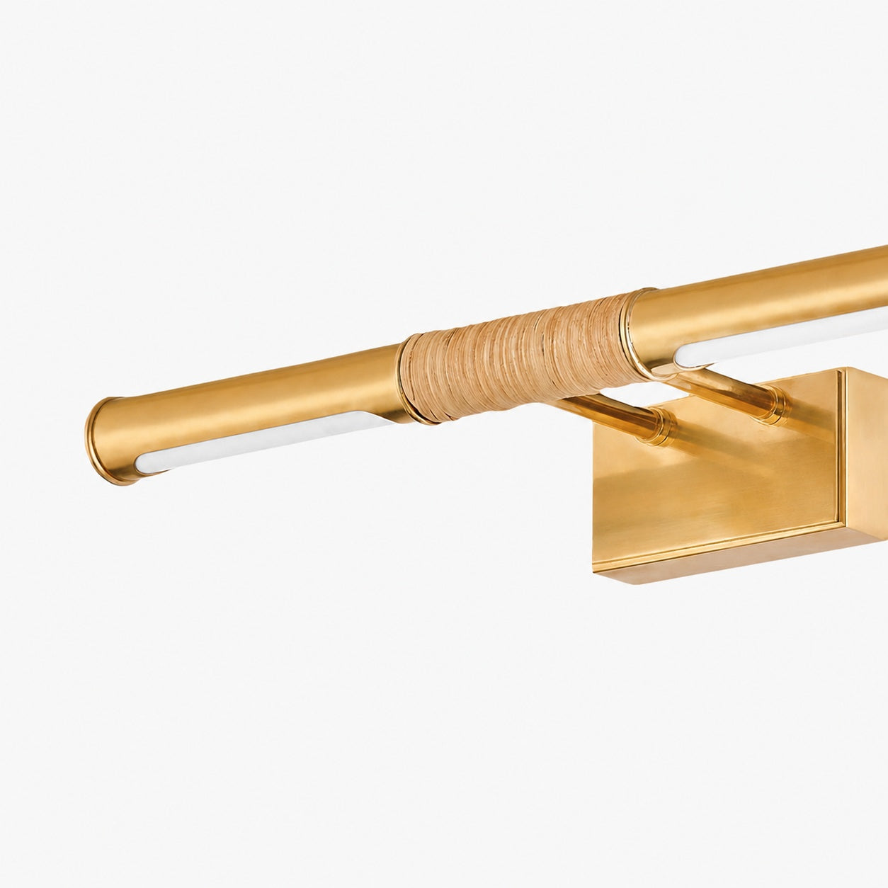 Aurix Picture Light – Slim Wrapped‑Center Bar Design Metal Finish Wall Lamp for Gallery & Hallway