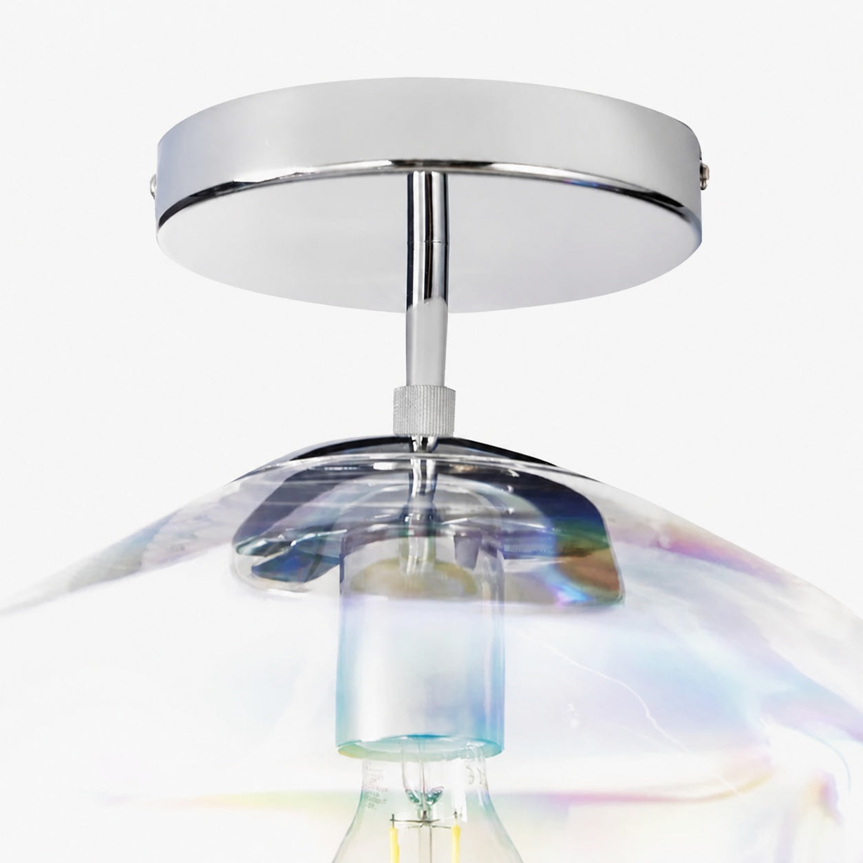 Glissora Deckenleuchte aus reflektierendem Glas – Skulpturales Design, vielseitige Ausführung für Flur und Esszimmer