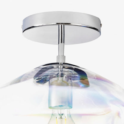 Glissora Deckenleuchte aus reflektierendem Glas – Skulpturales Design, vielseitige Ausführung für Flur und Esszimmer