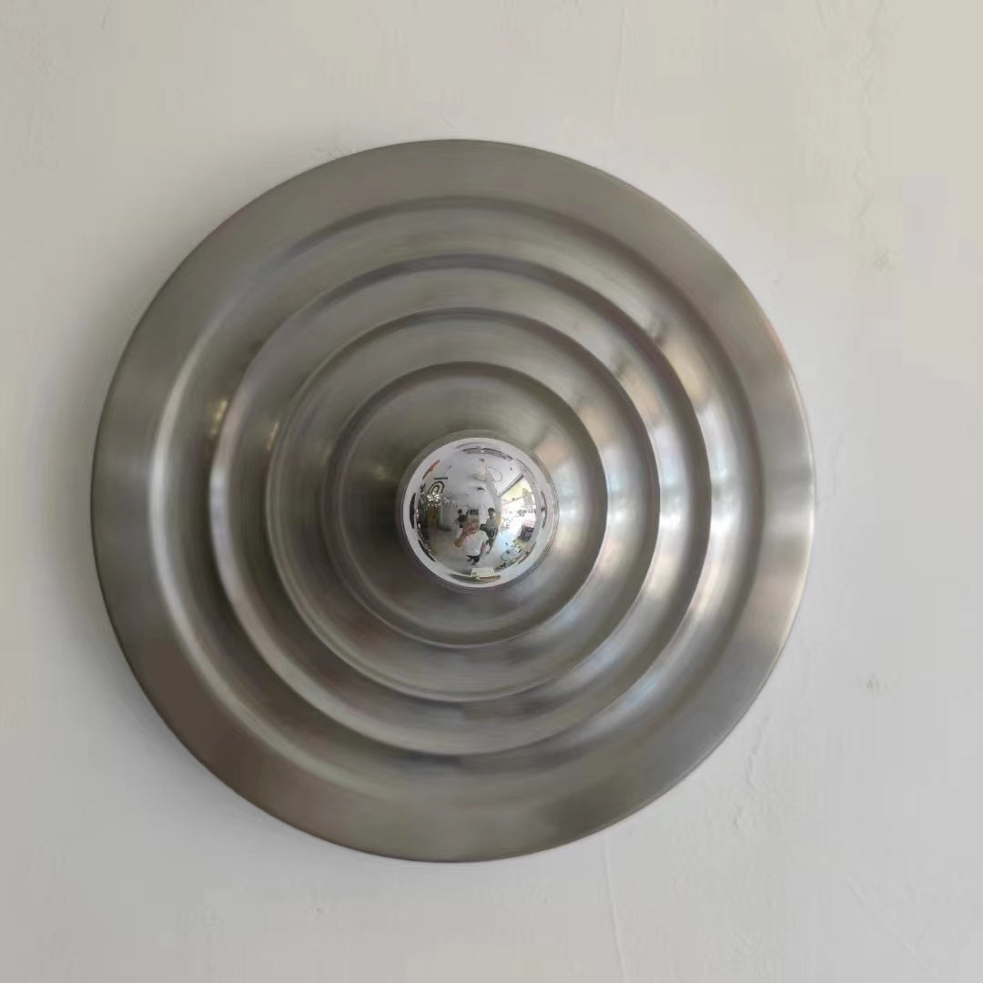 Mid Century Space Age Scheiben Wandleuchte