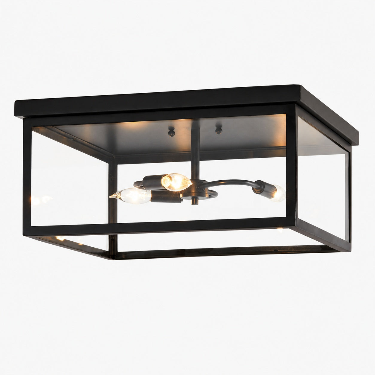Ferrix Minimalistische Eisen Flush Mount Deckenleuchte für Veranden und Flure